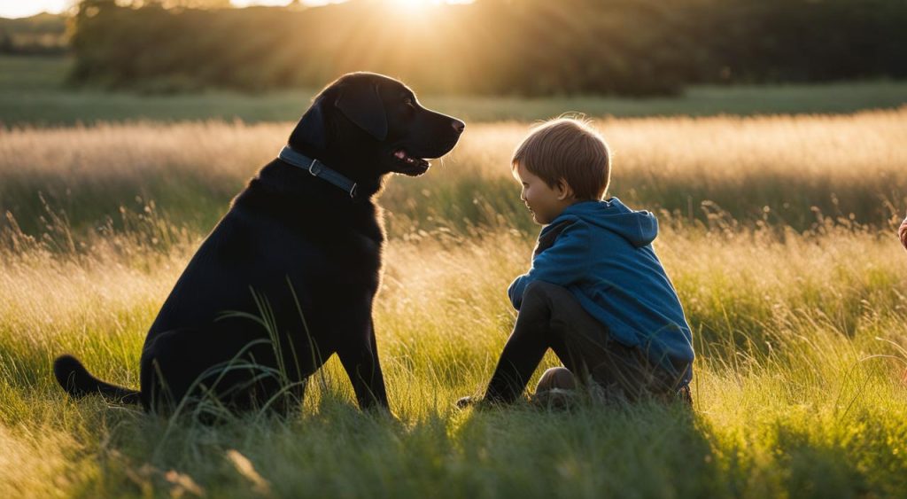 Are black labs good with kids?