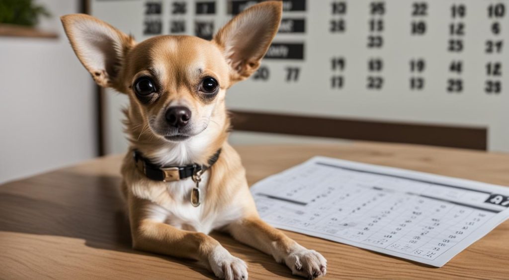 At what age do Chihuahuas settle down?