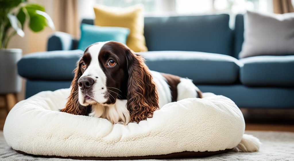 Can English springer spaniels be left alone?