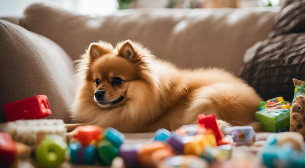 Can Pomeranians be left at home?