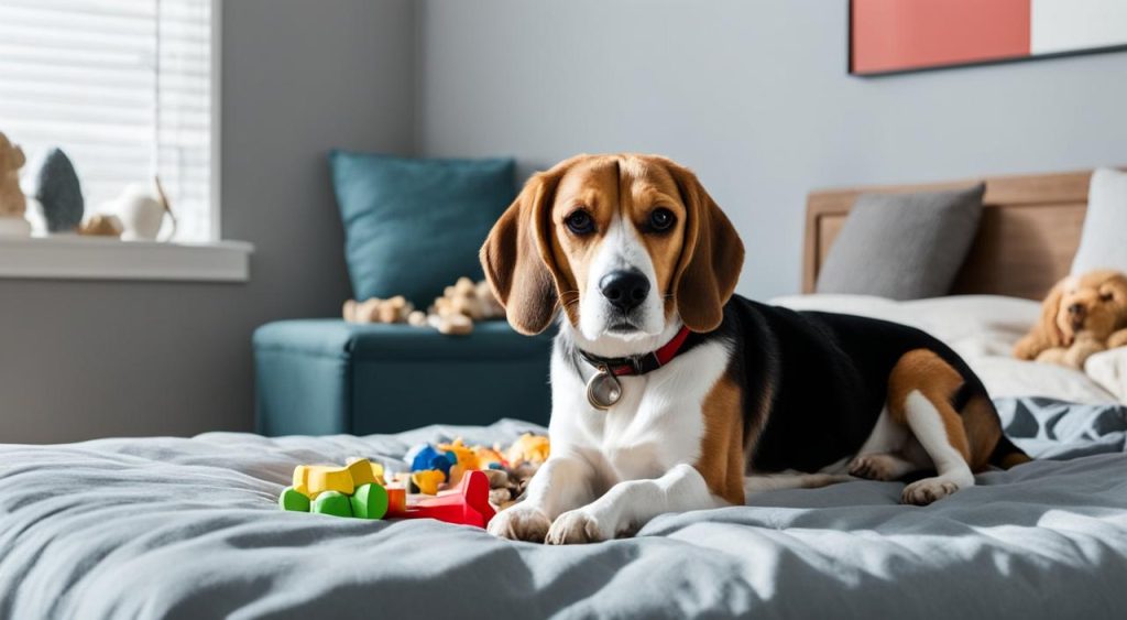 Can beagles be left alone?