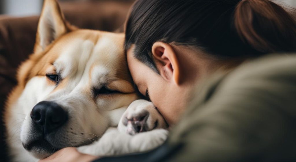 Do Akita dogs like to cuddle?