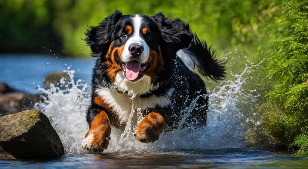 Do Bernese mountain dogs like to swim?