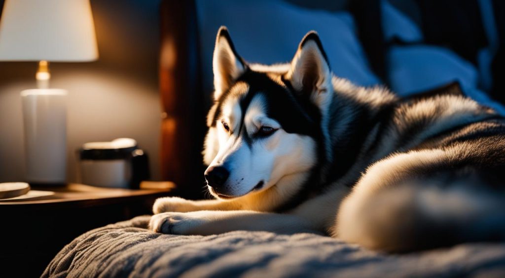 Do huskies like to sleep with their owners?