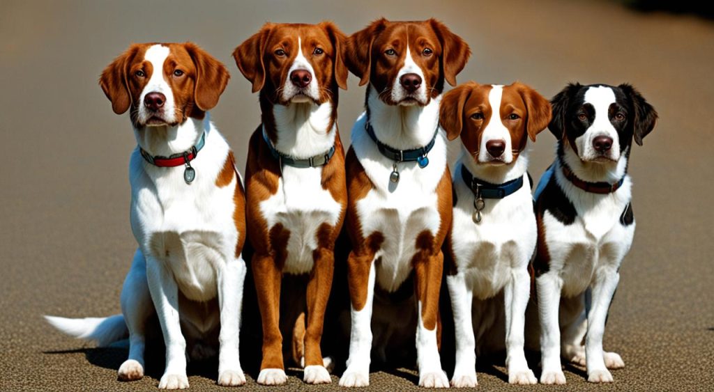 How big do Brittany dogs get?