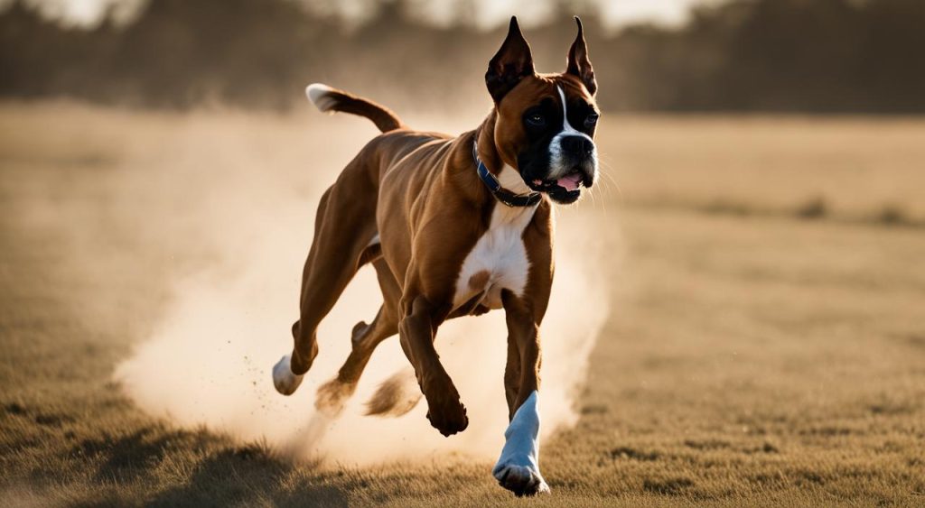 How fast is a Boxer dog?