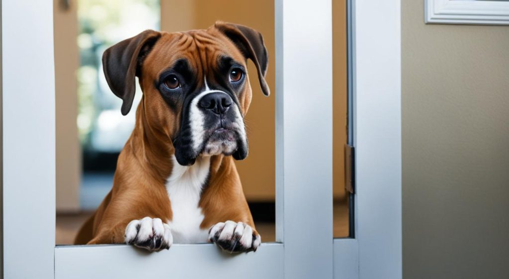 What are the behavior problems with Boxer dogs?