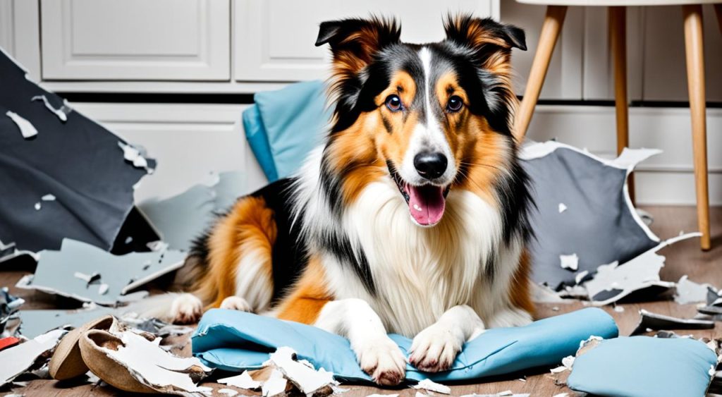 What are the behavioral issues of a Collie?