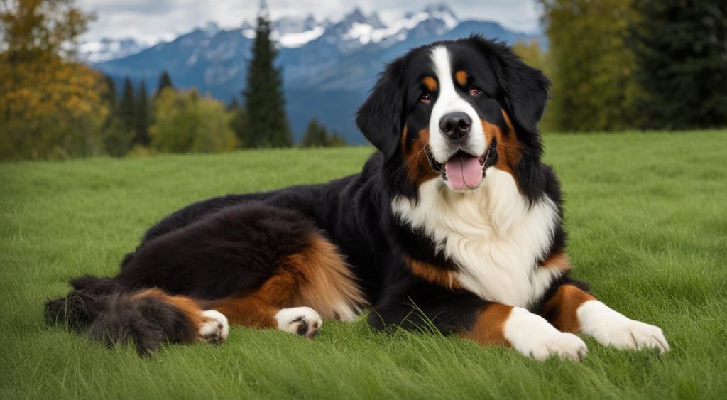 What is the attitude of a Bernese Mountain Dog?