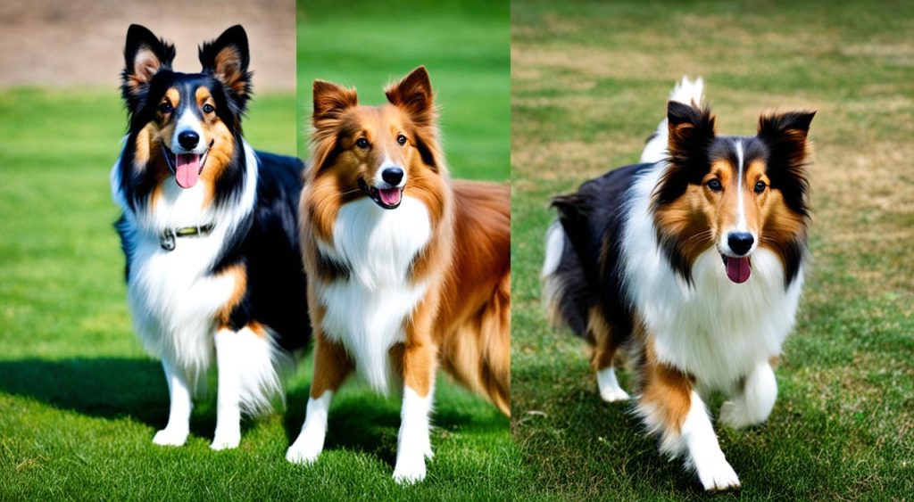 What is the temperament of a Sheltie vs Collie?