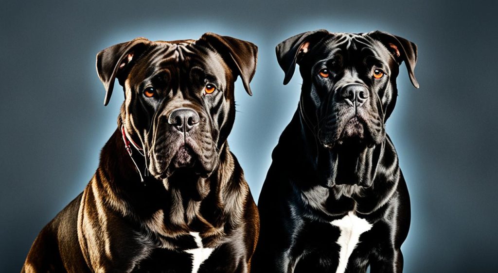 What two dogs make a Cane Corso?