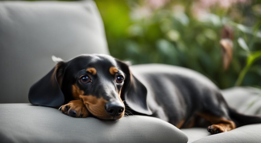 What type of dachshund is the calmest?