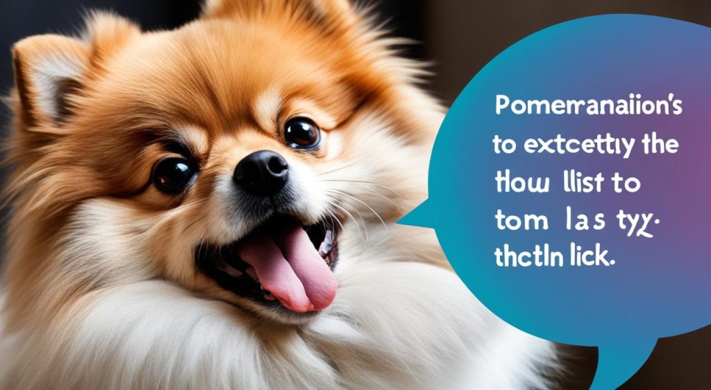 Why do Pomeranians lick so much?