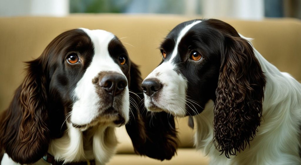 Why do Springer Spaniels stare at you?